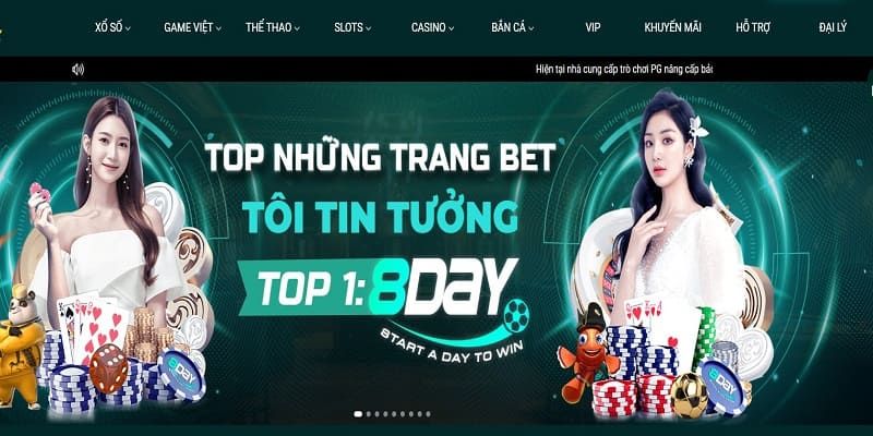 Sảnh game cá cược Casino 8DAY  chuyên nghiệp  